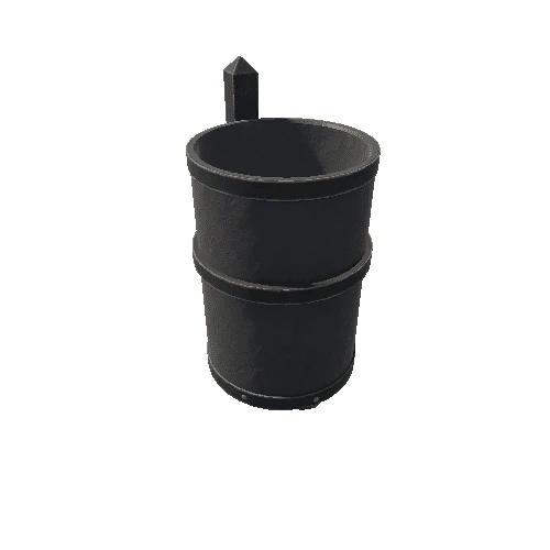 Trash Can Suspended